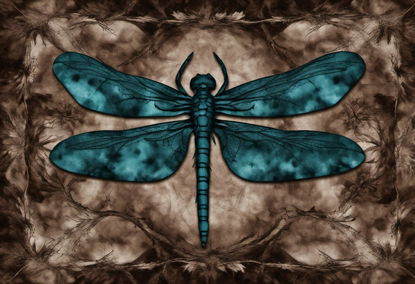 Turquoise Dragonfly 20 oz. Tumbler