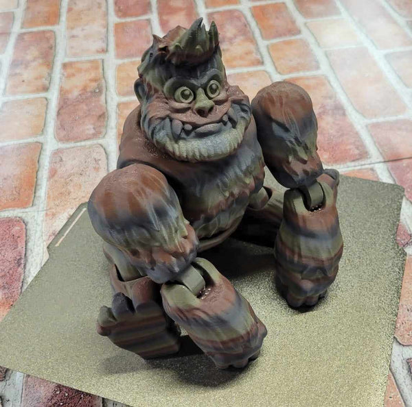 3D Printed Articulated Bigfoot