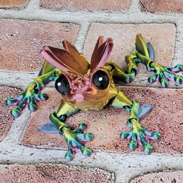 Articulated Butterfly Frog Fidget Toy
