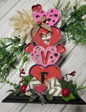 Valentine's Stacked Hearts Shelf Sitter Craft Kits