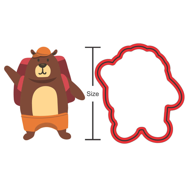 Back to School Bear Cookie Cutter