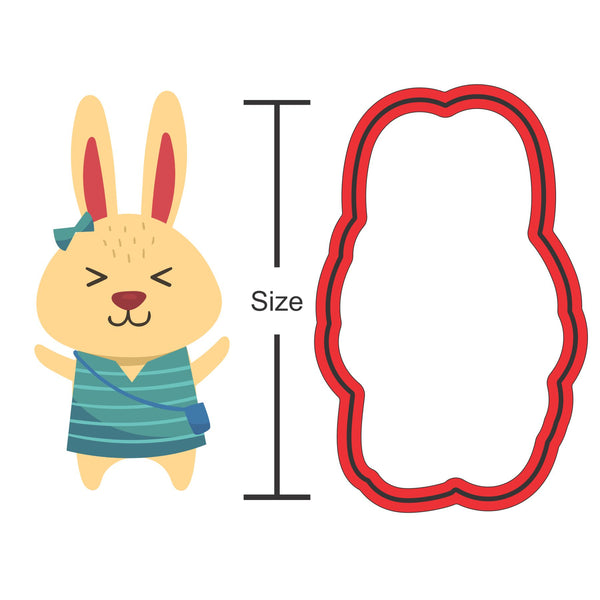 Back to School Bunny Cookie Cutter
