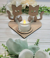 Cat Tea Light Holder Craft Kit