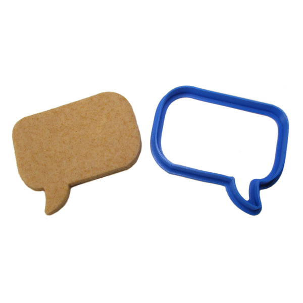 Chat Bubble Cookie Cutter