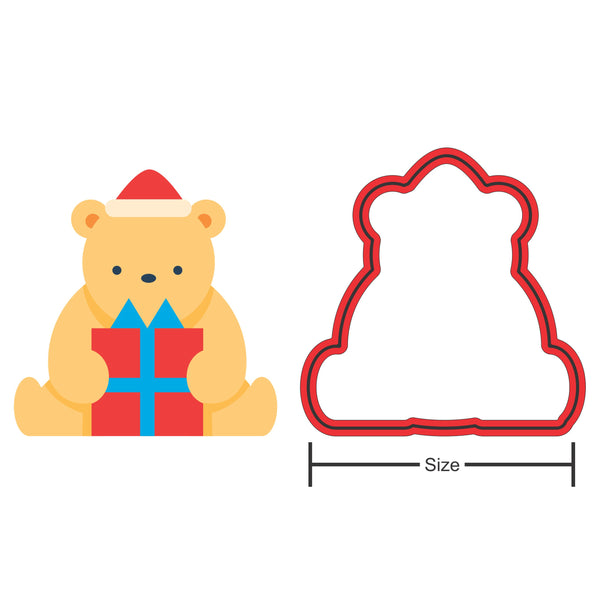 Christmas Bear Cookie Cutter