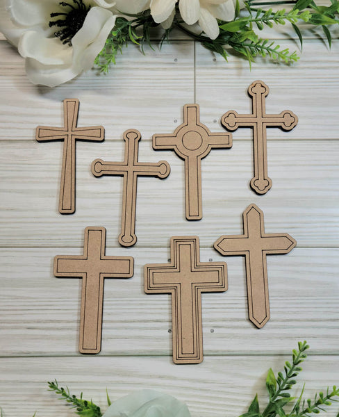 Wood Cross Craft Set