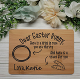 Dear Easter Bunny Snack Tray