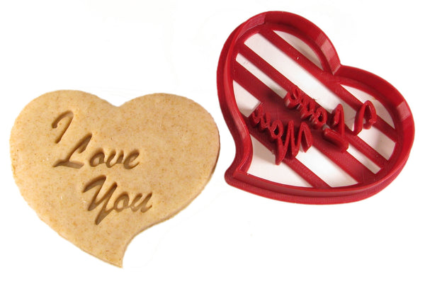 I Love You Heart Cookie Cutter