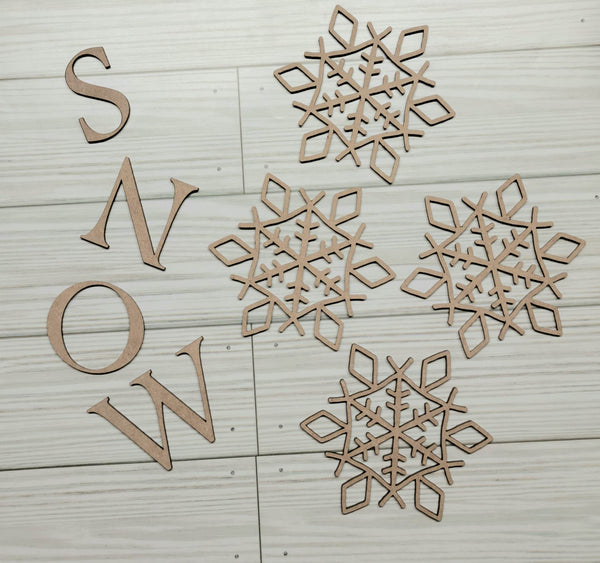 SNOW Wood Craft Kit