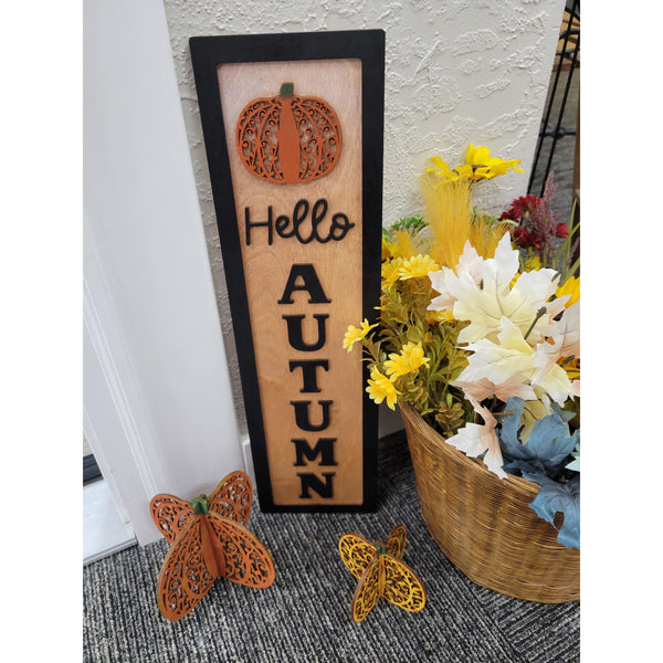 Craft Class: Mini Autumn Porch Leaner