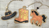 Cowboy Christmas Ornament Craft Kit