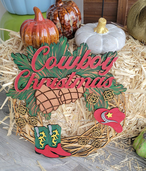 Craft Class: Cowboy Christmas Tumbleweed Wreath Door Hanger