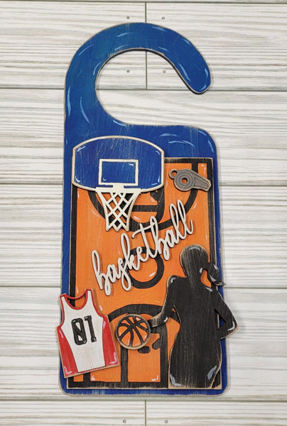 "Girl's Basketball" Door Hanger Craft Kit