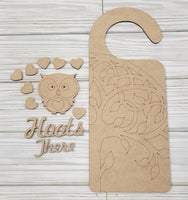 "Cute Owl" Door Hanger Craft Kit