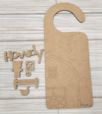 "Cute Pig" Door Hanger Craft Kit