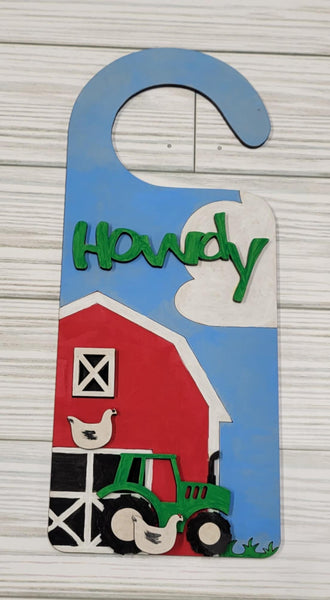 "Tractor" Door Hanger Craft Kit