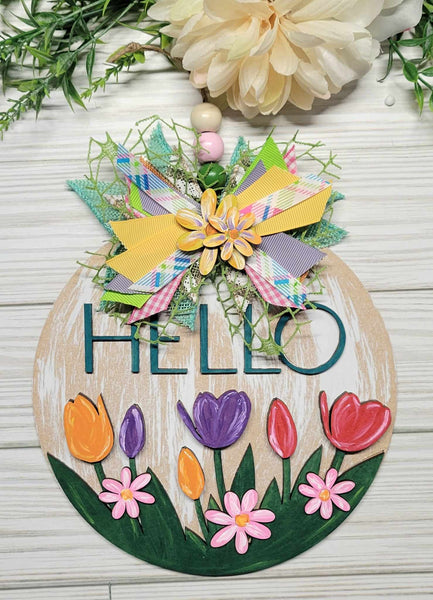 Hello Tulip Door Hanger Craft Kit