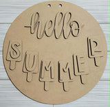 Hello Summer Popsicle Craft Kit