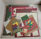 Mini Burgundy Holiday Junk Journal Bundle