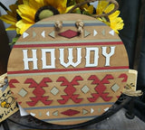 Howdy Door Hanger Craft Kit