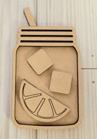 Pucker Up Lemon Tiered Tray Craft Kit