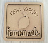 Pucker Up Lemon Tiered Tray Craft Kit