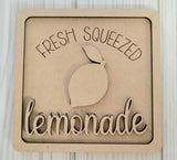 Pucker Up Lemon Tiered Tray Craft Kit