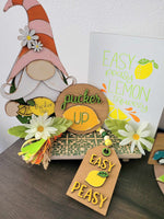 Pucker Up Lemon Tiered Tray Craft Kit