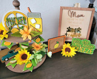 Pucker Up Lemon Tiered Tray Craft Kit