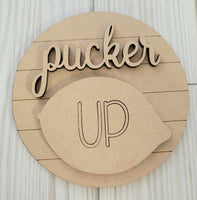 Pucker Up Lemon Tiered Tray Craft Kit