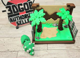 3D printed Jurassic World Set