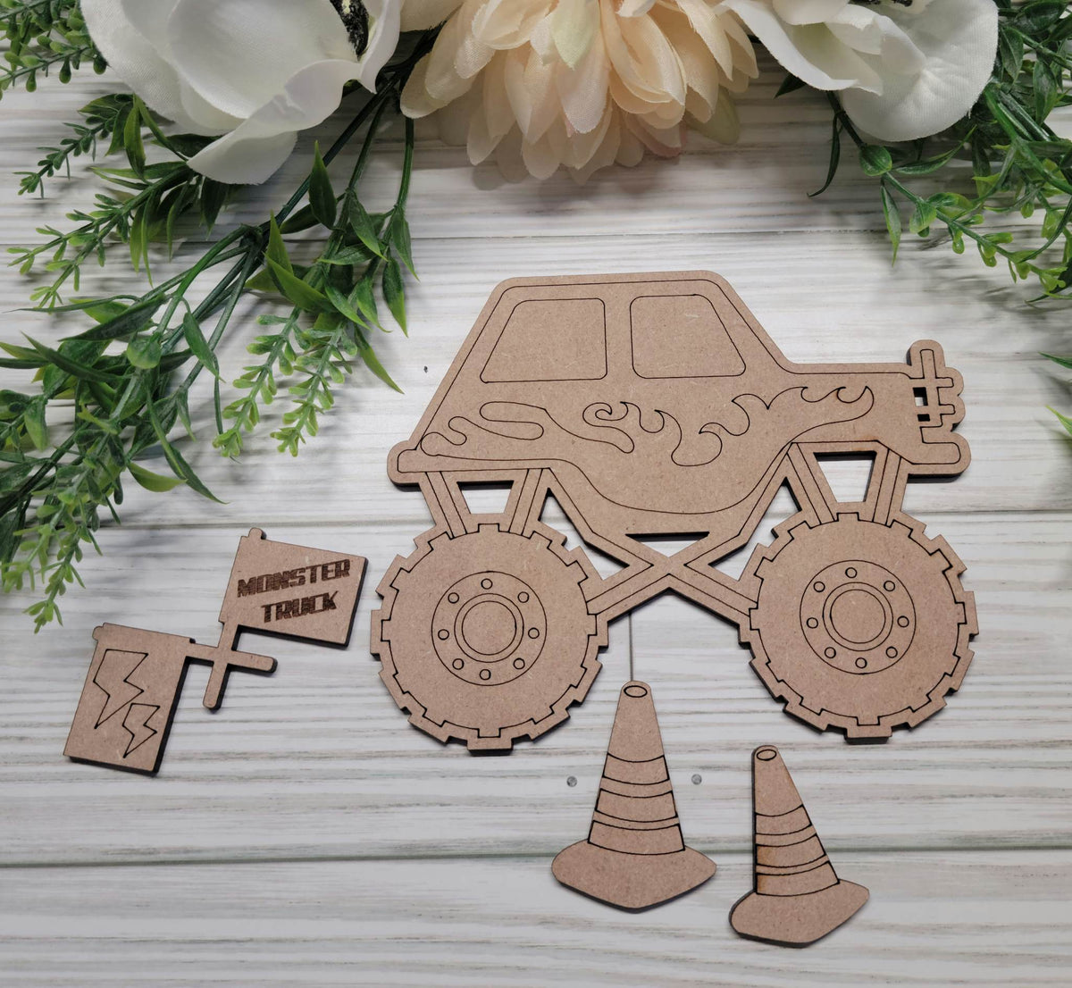 Monster Truck Mini Craft Kit – CraftingShapes