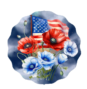 Patriotic Wind Spinners