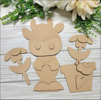 Sweet Holstein Cow Craft Kit