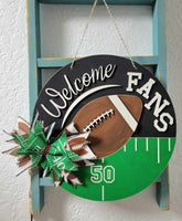 Craft Class: Welcome Fans Football Door Hanger