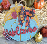 Craft Class: "Last Minute" Fall and Halloween Door Hangers