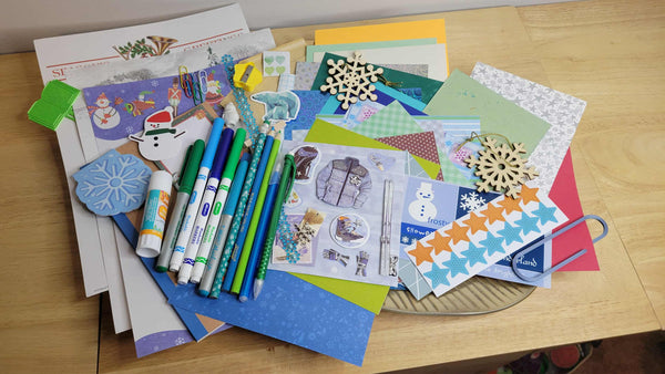 Mini Winter in Blue Junk Journal Bundle