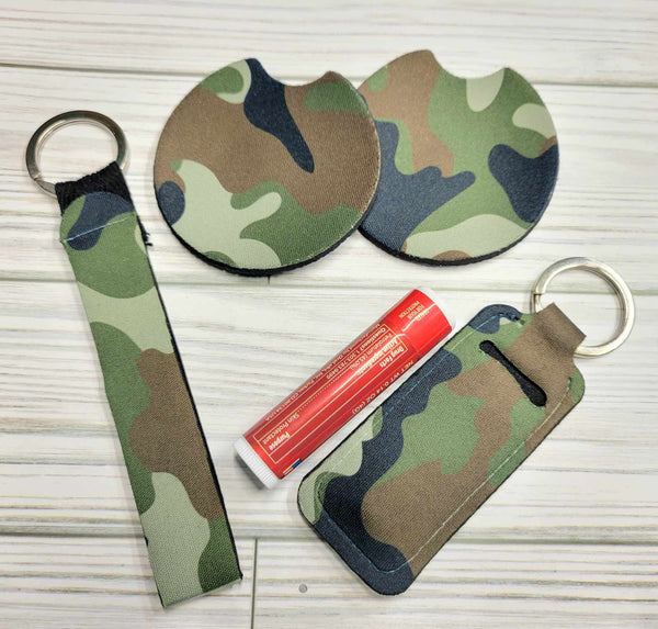 Camo Car Coaster gift Set