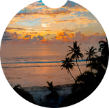 Palm Beach Sunset Car Coasters