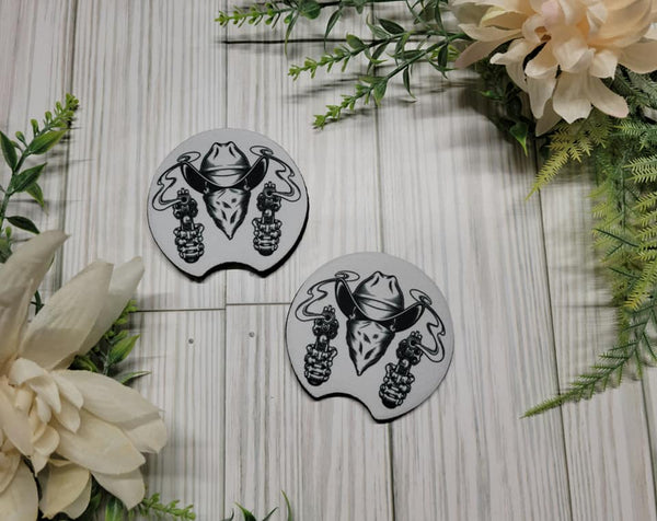 Smoking Guns Car Coaster Sets