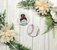 Sports Mom Car Coaster Sets