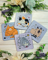 Darling Cat Coaster Set