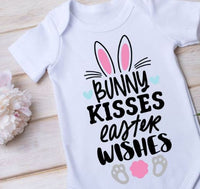 Bunny Kisses, Easter Wishes Toddler T-Shirt