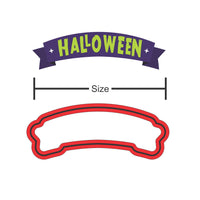 Halloween Banner Cookie Cutter