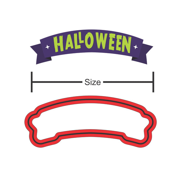 Halloween Banner Cookie Cutter