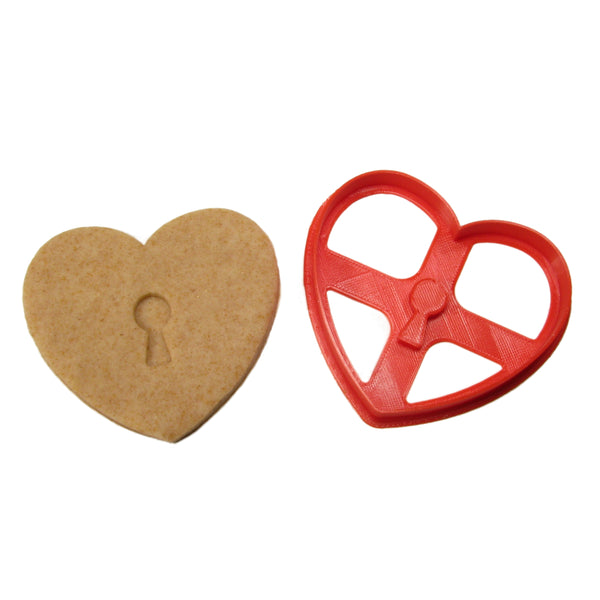 Heart Key Cookie Cutter