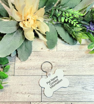 Adorable Black and Neon Dog Tags