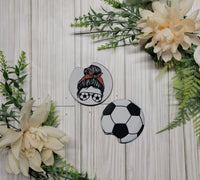 Sports Mom Car Coaster Sets