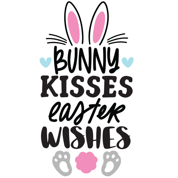 Bunny Kisses, Easter Wishes Toddler T-Shirt